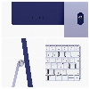 Apple iMac 24" Retina 4,5K (Z130002A7), M1 (8C CPU, 8C GPU), 8 ГБ, 512 ГБ SSD, фиолетовый